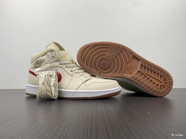 Reps TBK Pearl Fleece White 3701 Jordan1 Mid DO2207- SunProtective 1025